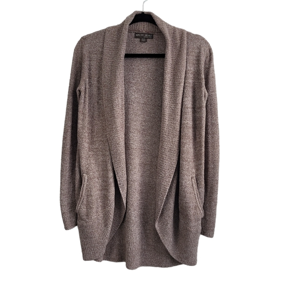Barefoot Dreams CozyChic Lite Circle Cardigan Oatmeal S/XS Loungewear